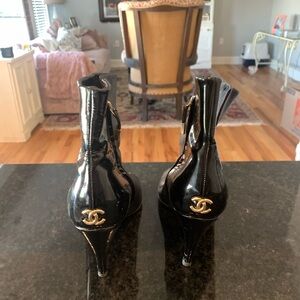 Amazing Chanel booties. 37 1/2